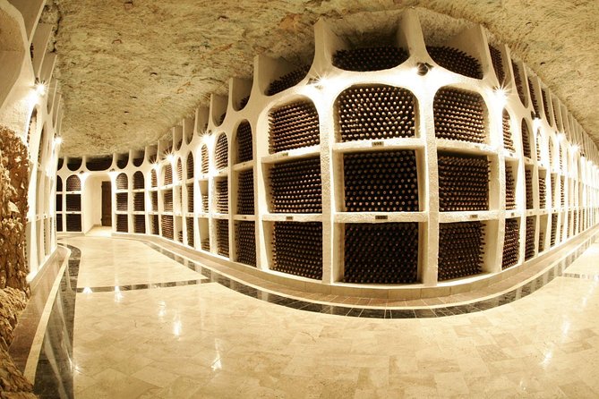Cricova underground Winery - with wine tasting - The wine-making lesson: production processes, including sparkling