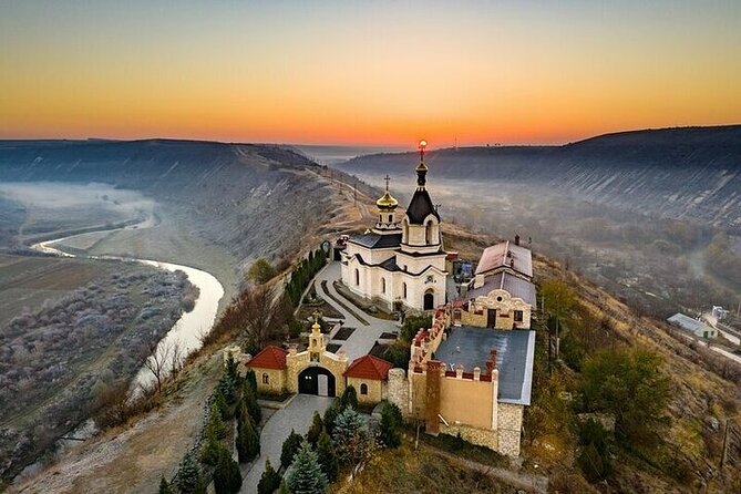 Old Orhei & Curchi Monasteries & Cricova winery (optional) - The Orthodox Cave Monastery: a working place carved into rock