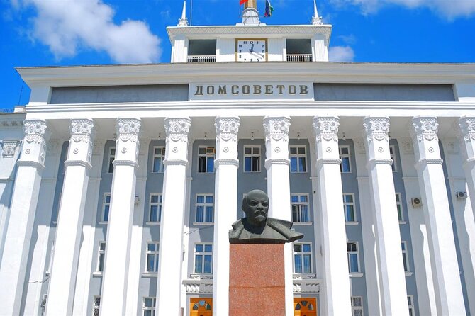 Soviet Era Tour of Transnistria from Chisinau Moldova - Tiraspol’s Soviet Set Pieces: Lenin, Architecture, and Big Symbols
